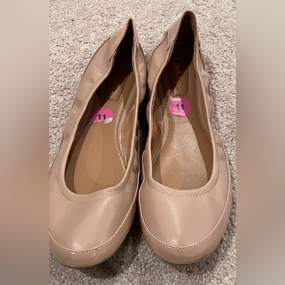 Calvin Klein Nude Ballet Flats – Size 11 – New - Picture 8 of 9